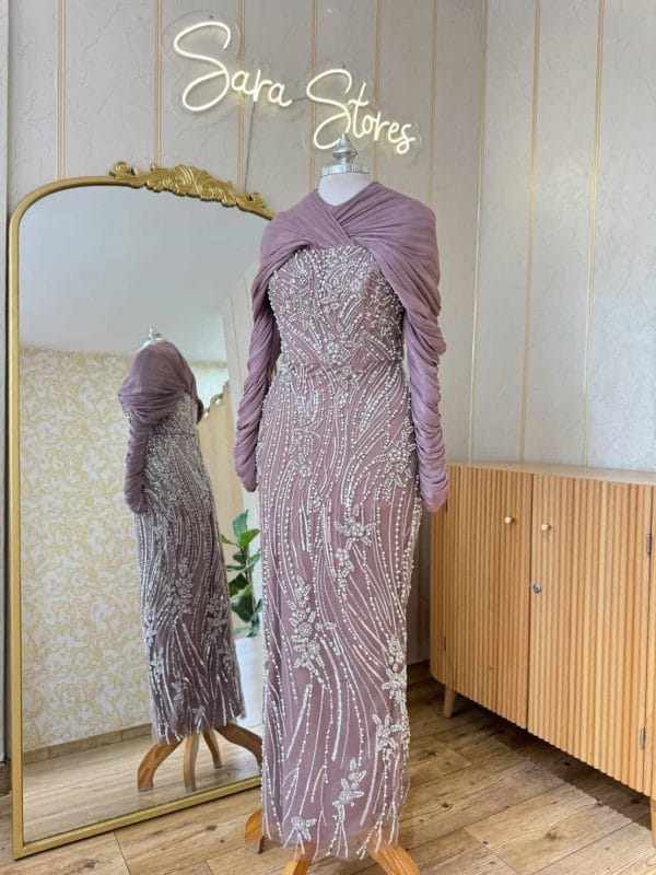 ALFA DRESS - ROSE MAUVE